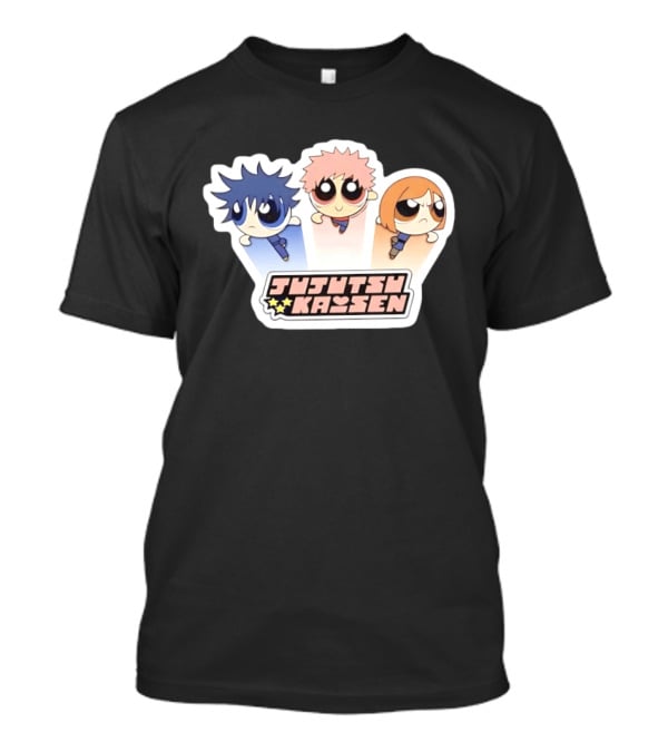 Jujutsu Kaisen Powerpuff Inspired Characters T-Shirt
