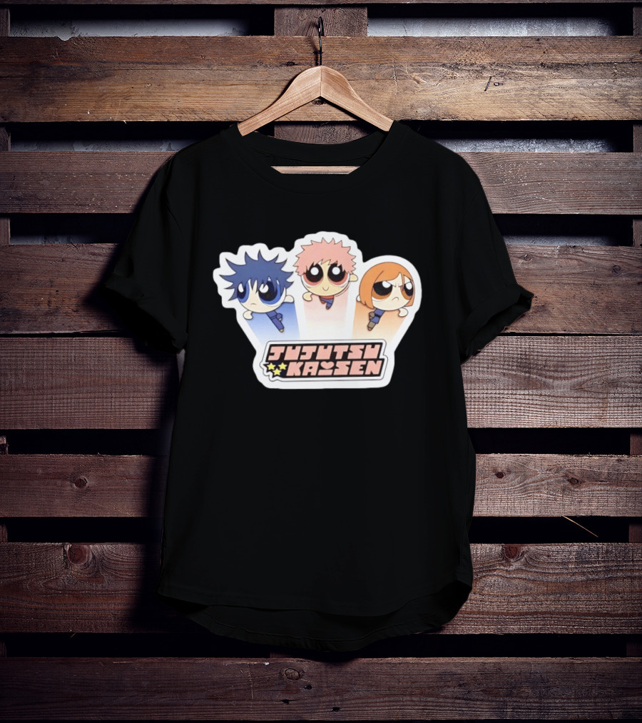 Jujutsu Kaisen Powerpuff Inspired Characters T-Shirt