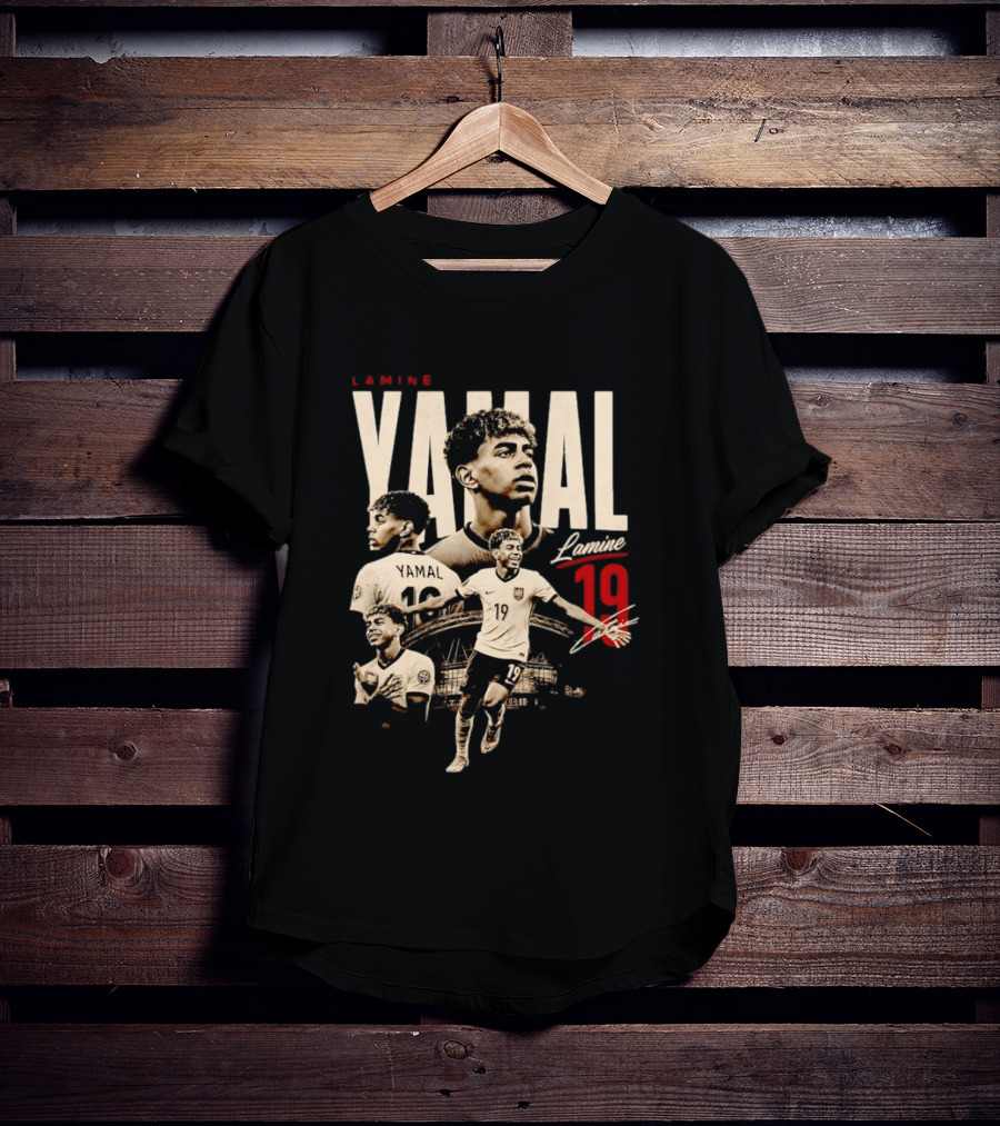 Lamine Yamal 19 Spain National Team T-Shirt