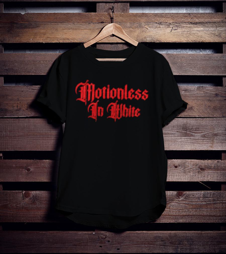 Motionless In White Band Metalcore Red Gothic T-Shirt