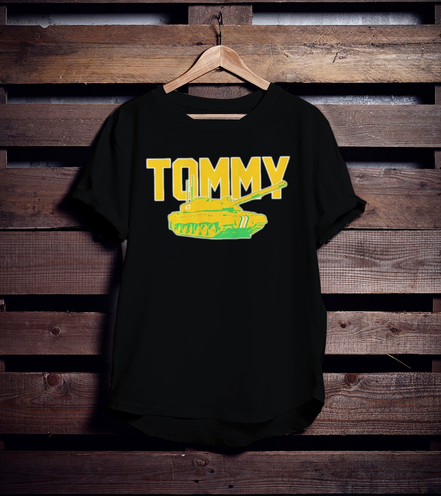 Tommy Tank 47 Athletics Baseball T-Shirt