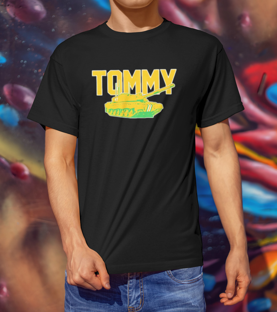 Tommy Tank 47 Athletics Baseball T-Shirt