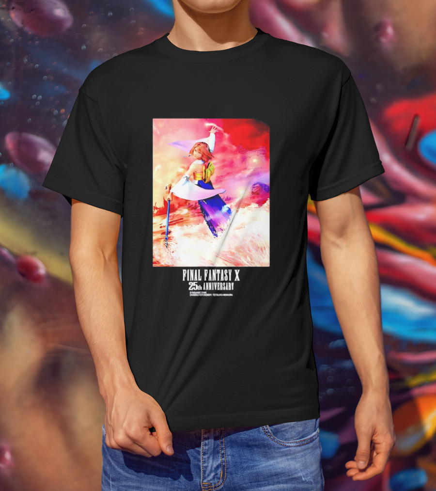 Final Fantasy X 25th Anniversary Yuna Square Enix T-Shirt
