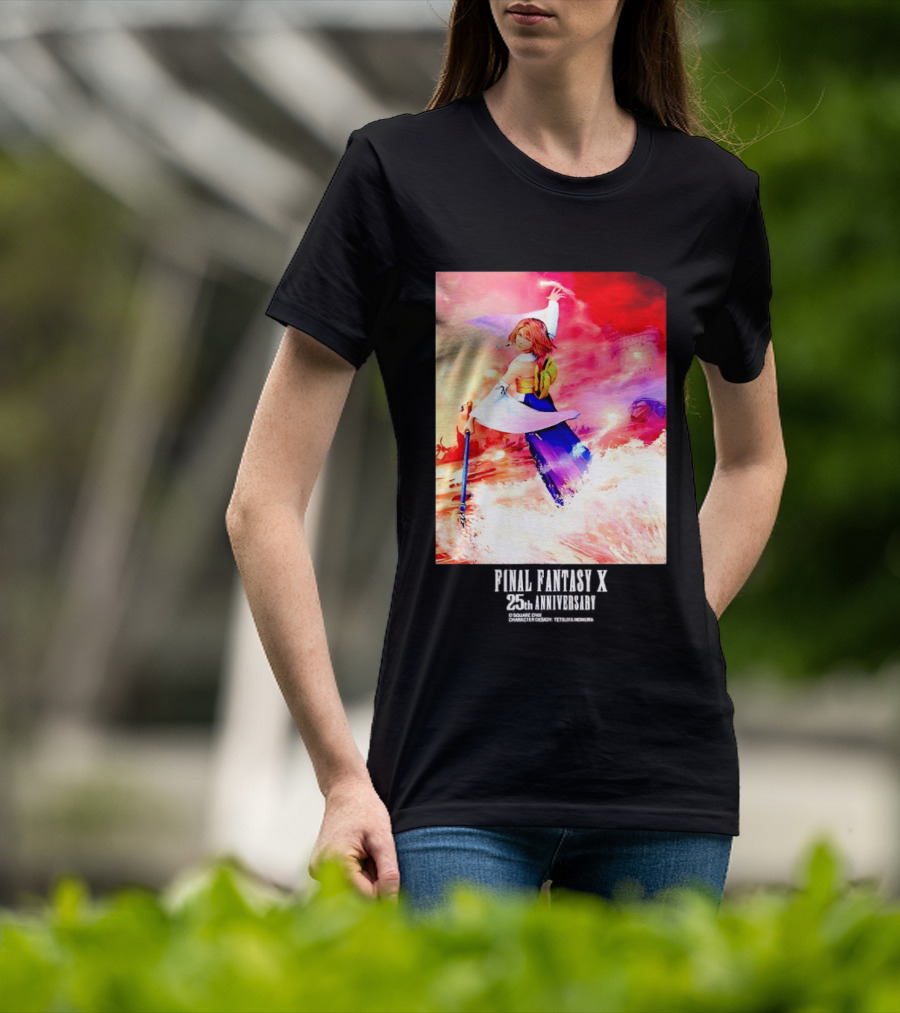 Final Fantasy X 25th Anniversary Yuna Square Enix T-Shirt