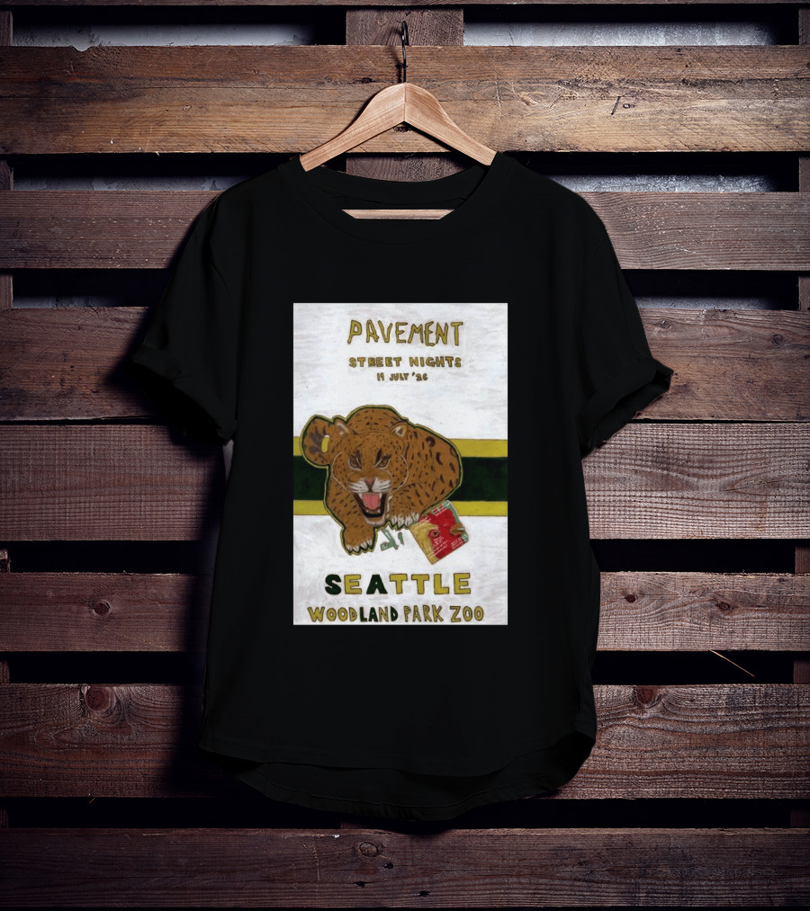 Pavement Street Nights Seattle Woodland Park Zoo July 19 2026 T-Shirt