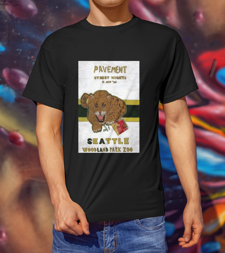 Pavement Street Nights Seattle Woodland Park Zoo July 19 2026 T-Shirt