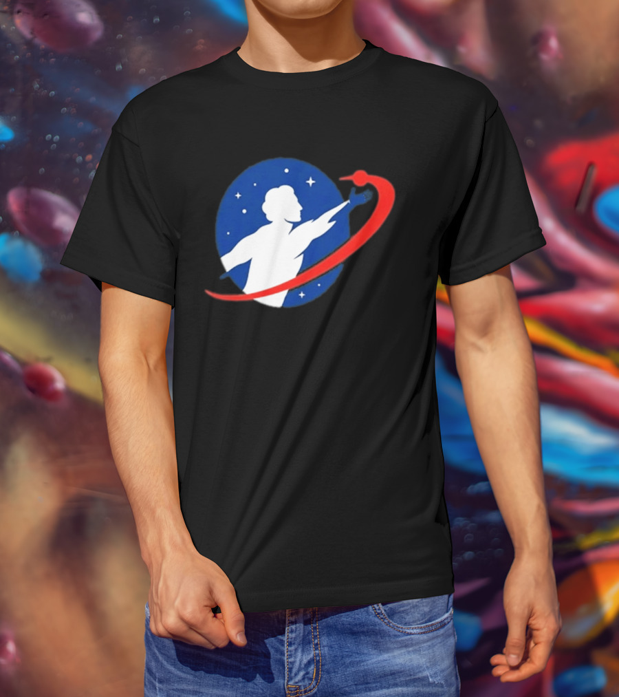 NASA Astronaut Space Exploration Promethean Action Patch T-Shirt