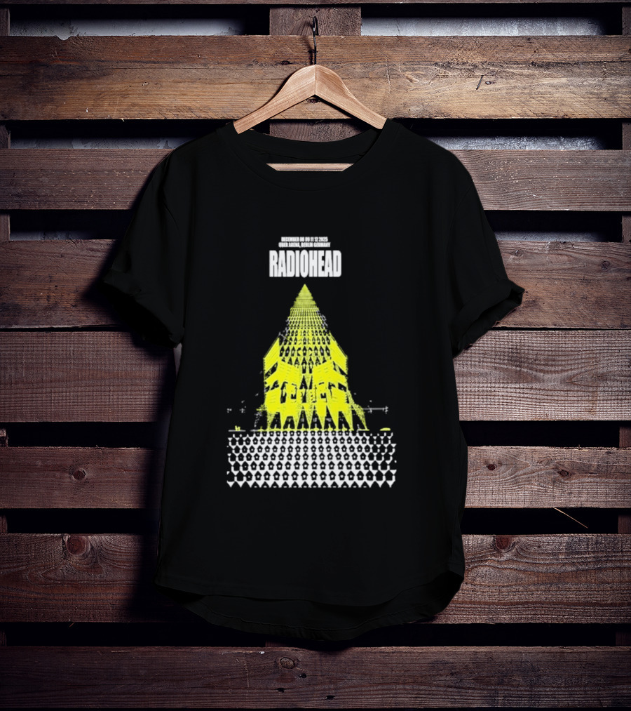 Radiohead Berlin 2025 Tour Dates Uber Arena Germany December 8 9 11 12 T-Shirt