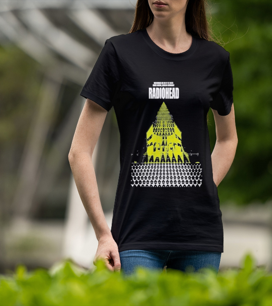 Radiohead Berlin 2025 Tour Dates Uber Arena Germany December 8 9 11 12 T-Shirt
