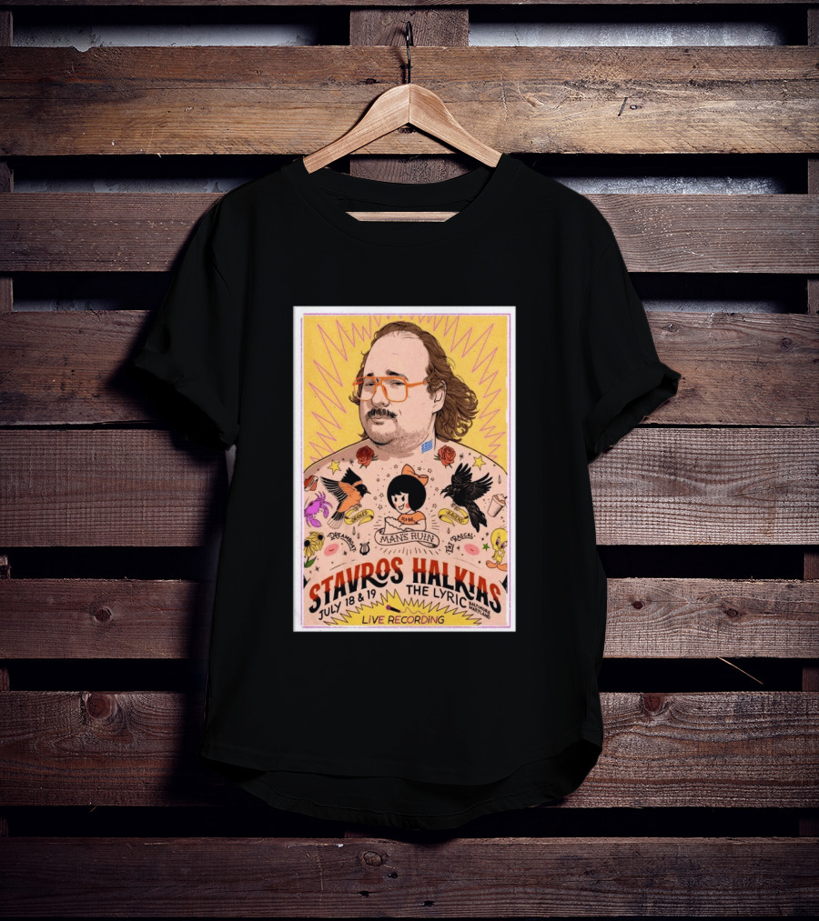 Stavros Halkias Live Recording Baltimore July 18 19 2026 The Lyric Event T-Shirt