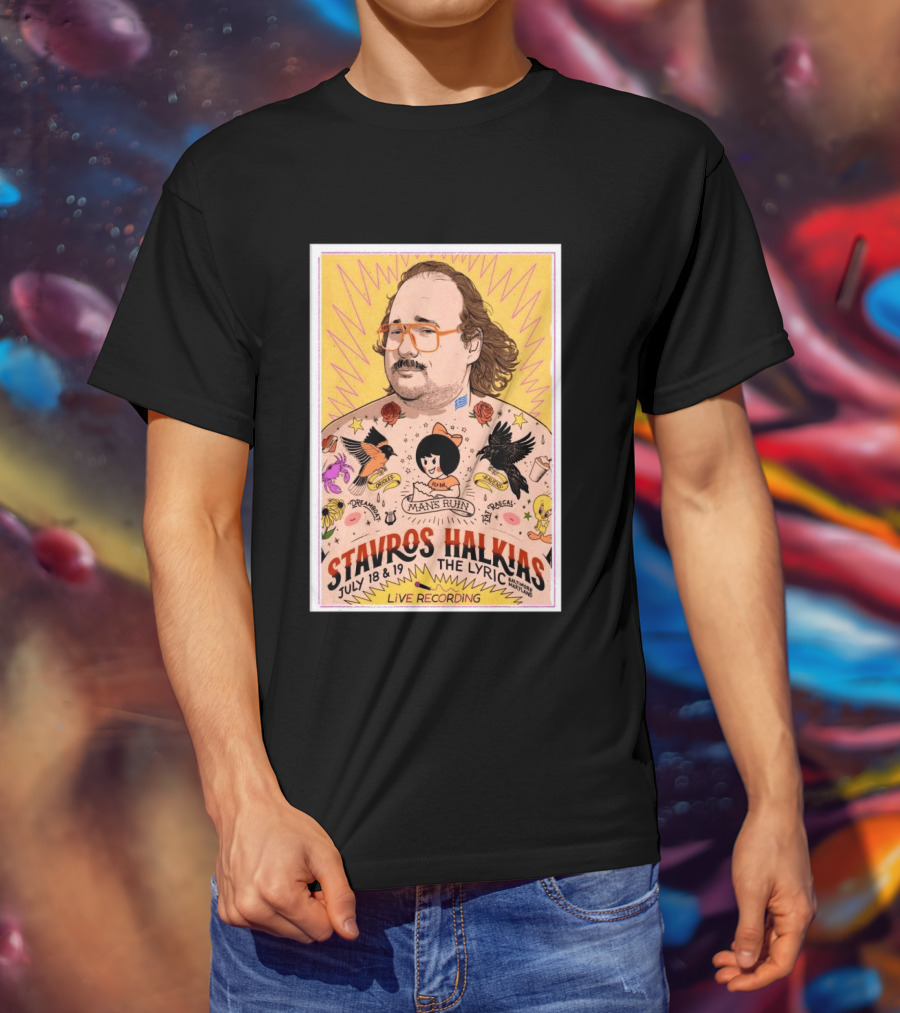 Stavros Halkias Live Recording Baltimore July 18 19 2026 The Lyric Event T-Shirt