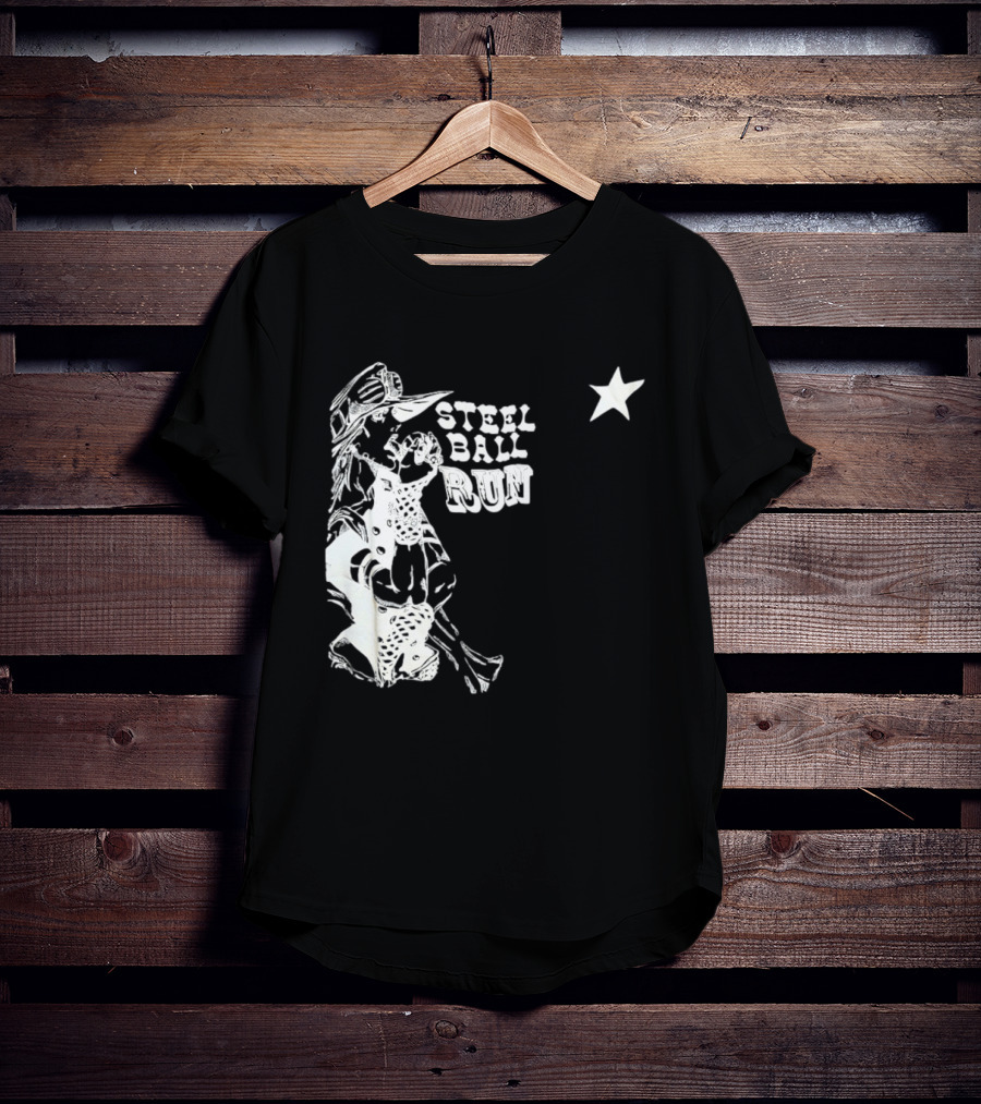 Steel Ball Run Gyro Zeppeli JoJo's Bizarre Adventure Star T-Shirt