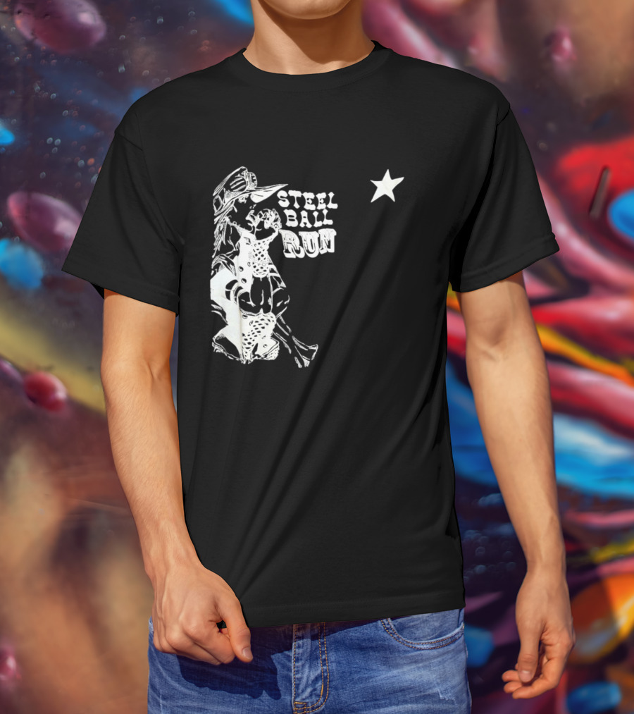 Steel Ball Run Gyro Zeppeli JoJo's Bizarre Adventure Star T-Shirt