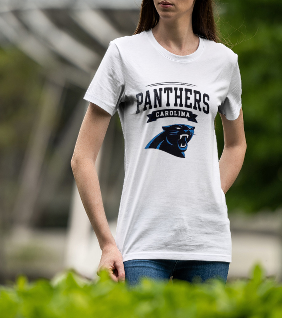 Carolina Panthers Ghostface Crossover Football Collaboration T-Shirt