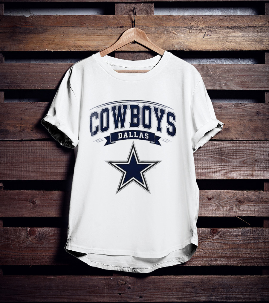 Dallas Cowboys Ghostface Running Football Collaboration Star T-Shirt
