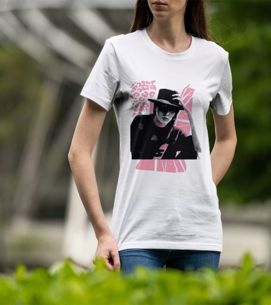 John Taylor Punk Masters Retro Style Hat And Femme Collage T-Shirt