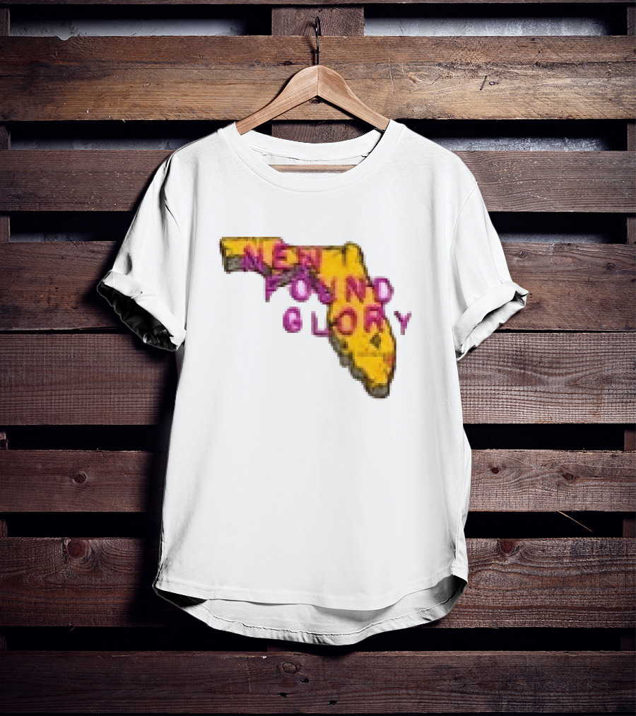 New Found Glory Florida Map You've Gotta Try Do What It Takes To Give Yourself A Break T-Shirt