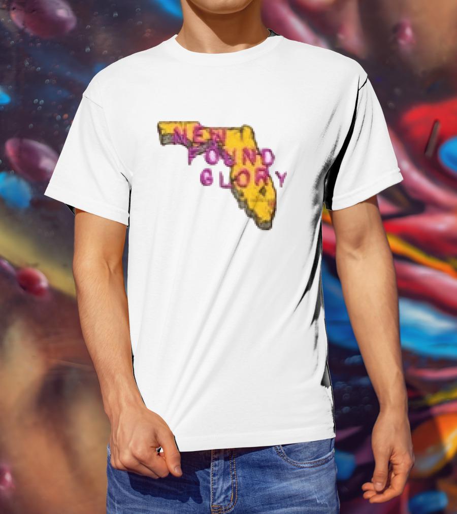New Found Glory Florida Map You've Gotta Try Do What It Takes To Give Yourself A Break T-Shirt
