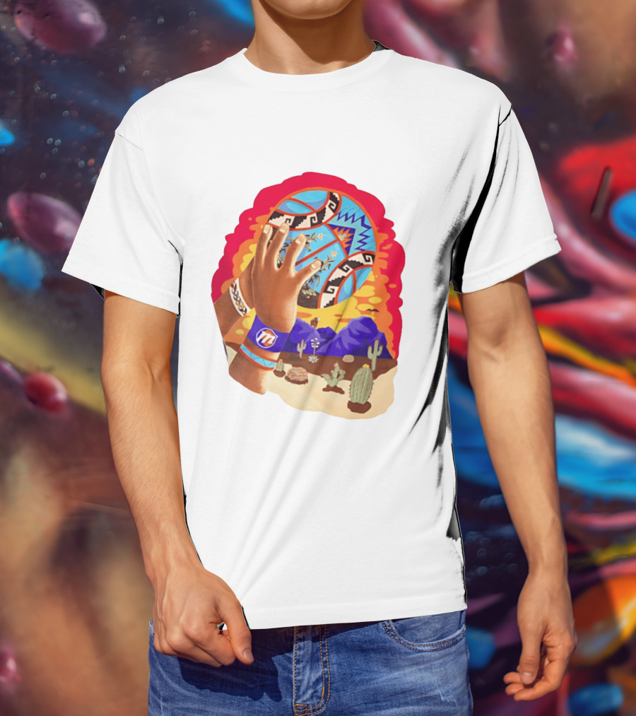 Phoenix Suns Desert Basketball Southwest NBA Cactus Mountain T-Shirt