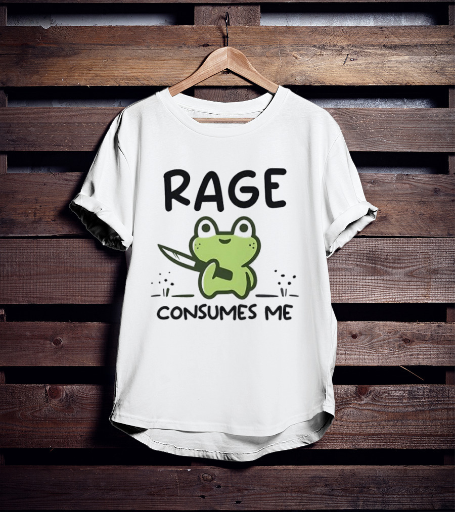 Rage Consumes Me Frog T-Shirt