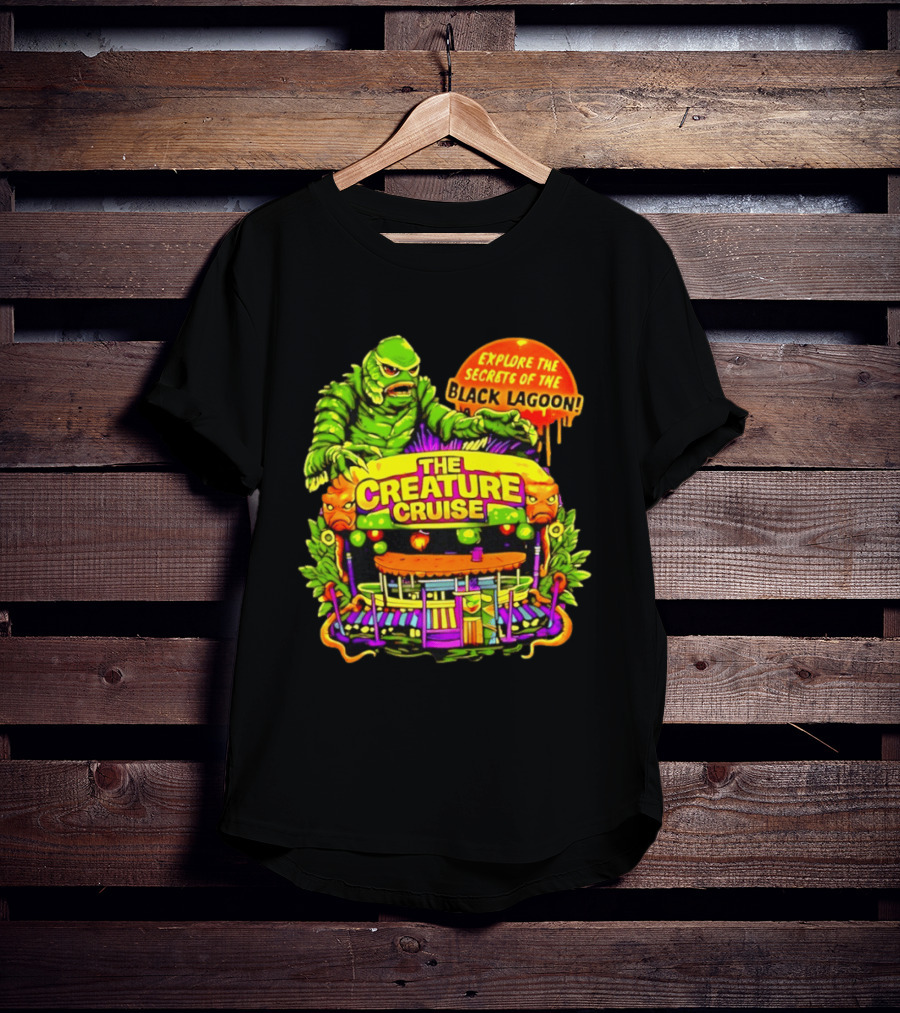 Explore The Secrets Of The Black Lagoon The Creature Cruise Adventure T-Shirt
