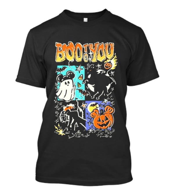 Boo To You Ghost And Pumpkin Halloween Fun T-Shirt