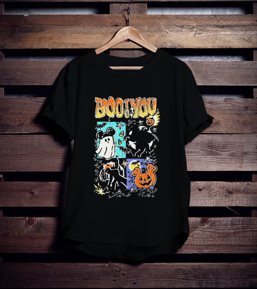 Boo To You Ghost And Pumpkin Halloween Fun T-Shirt