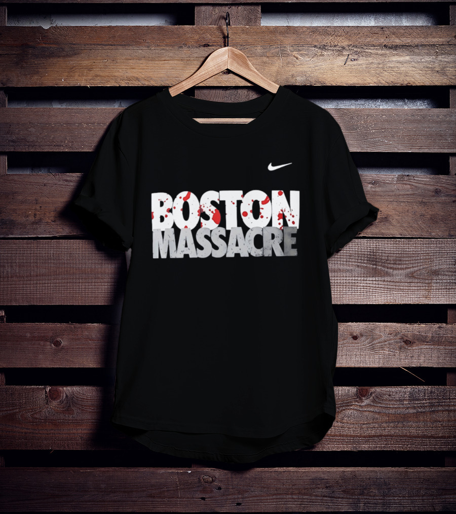 Boston Massacre Nike Blood Splatter T-Shirt