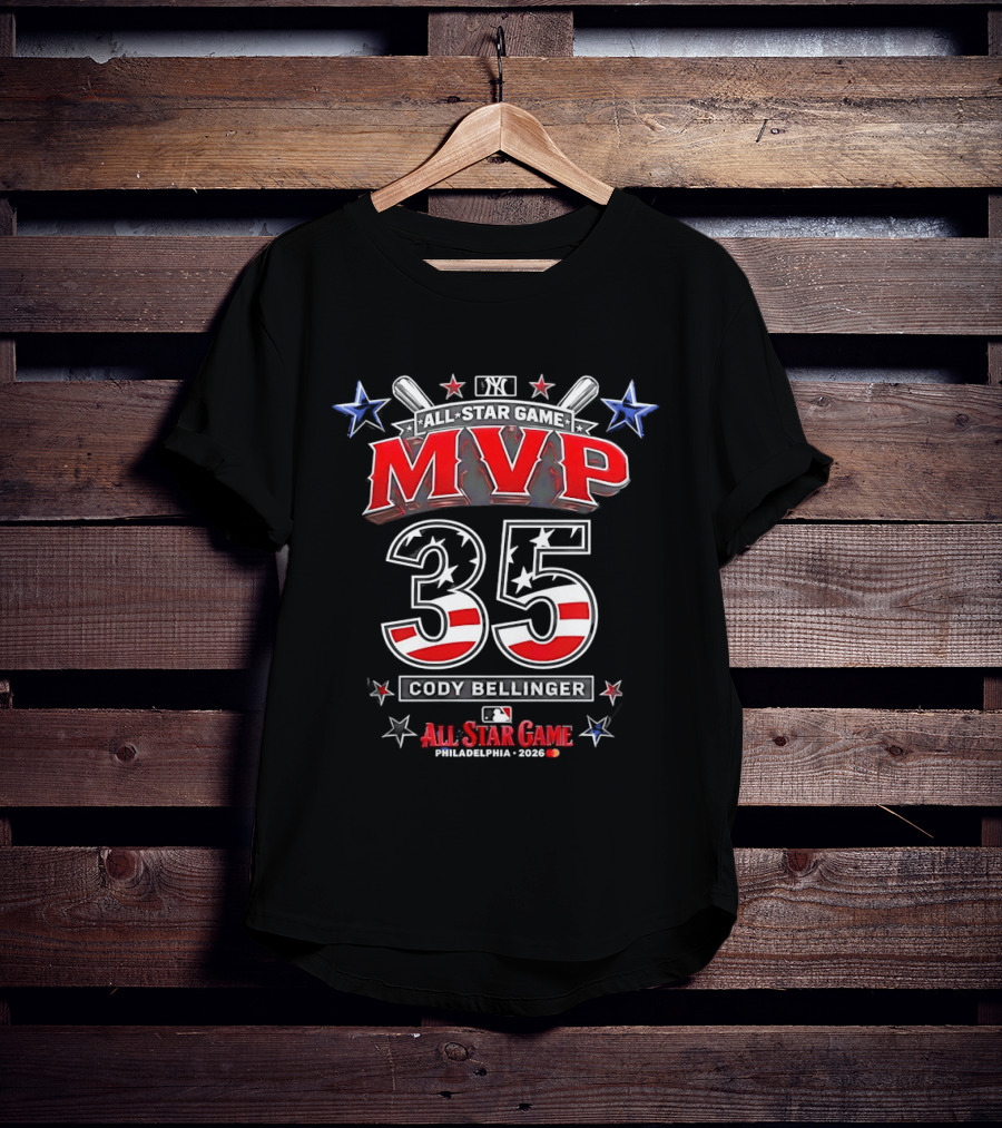New York Yankees Cody Bellinger 35 MVP All Star Game Philadelphia 2026 T-Shirt
