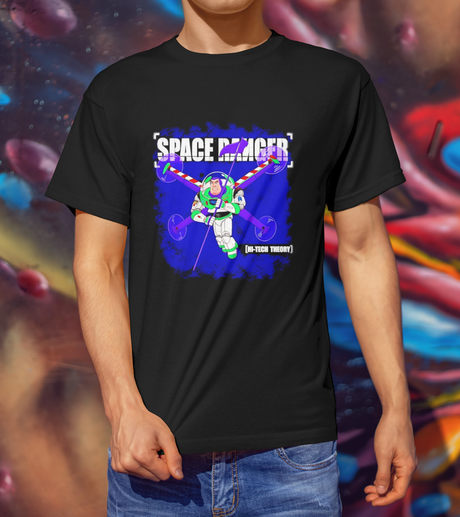 Space Ranger Hi Tech Theory Buzz Lightyear Toy Story T-Shirt
