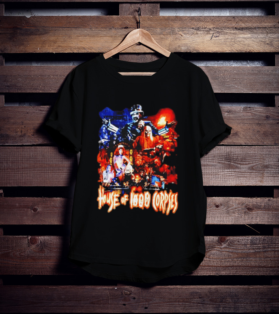 House Of 1000 Corpses Rob Zombie Horror Movie Captain Spaulding T-Shirt