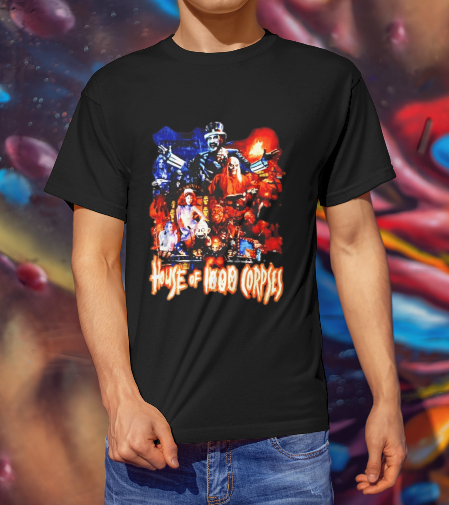 House Of 1000 Corpses Rob Zombie Horror Movie Captain Spaulding T-Shirt