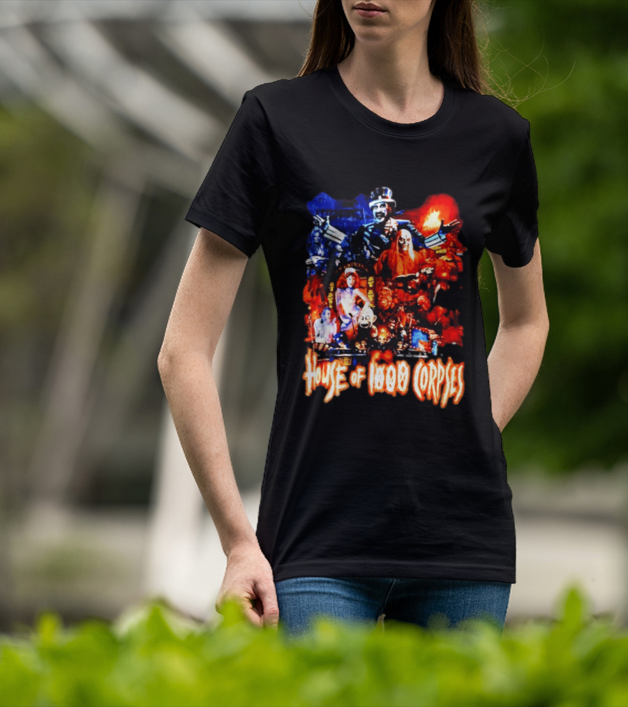 House Of 1000 Corpses Rob Zombie Horror Movie Captain Spaulding T-Shirt