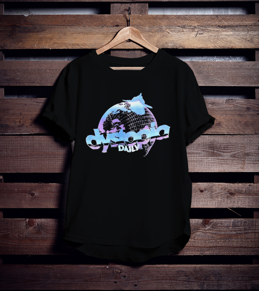 Dystopia Daily Globe Earth Apocalyptic T-Shirt