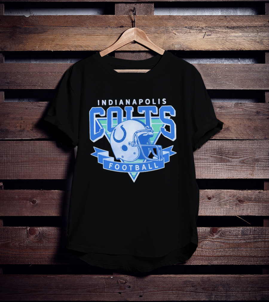 Indianapolis Colts Football Helmet Vintage Team T-Shirt