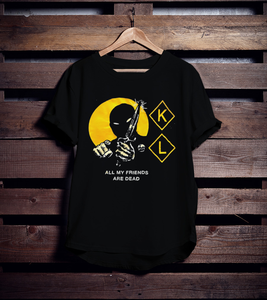 Knocked Loose K L All My Friends Are Dead Knife Fist T-Shirt
