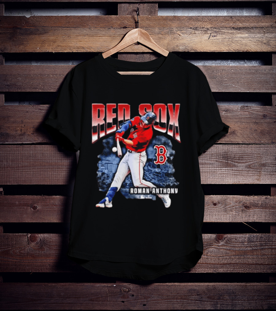 Red Sox Roman Anthony Boston MLB Players Iconic Baseball T-Shirt