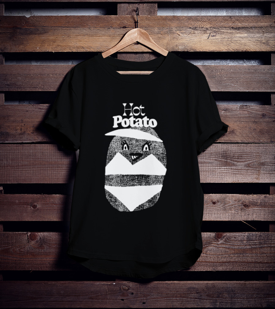 This Might Get Weird Hot Potato Cartoon Style Textured Potato T-Shirt