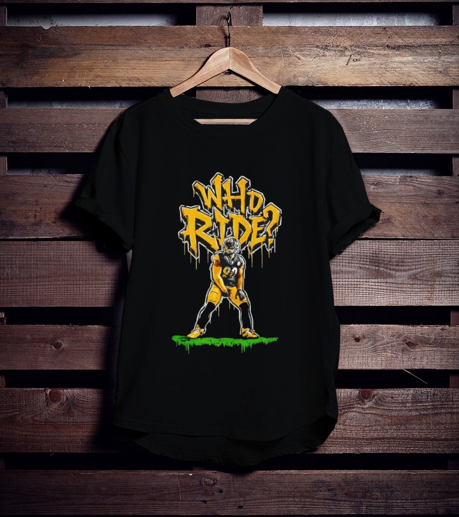 T.J. Watt Who Ride Pittsburgh Steelers T-Shirt