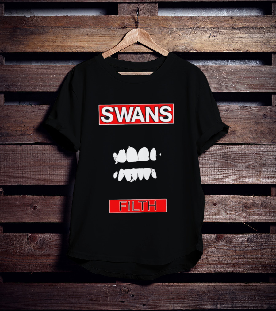 Swans Filth Teeth No Wave Industrial Rock Michael Gira T-Shirt