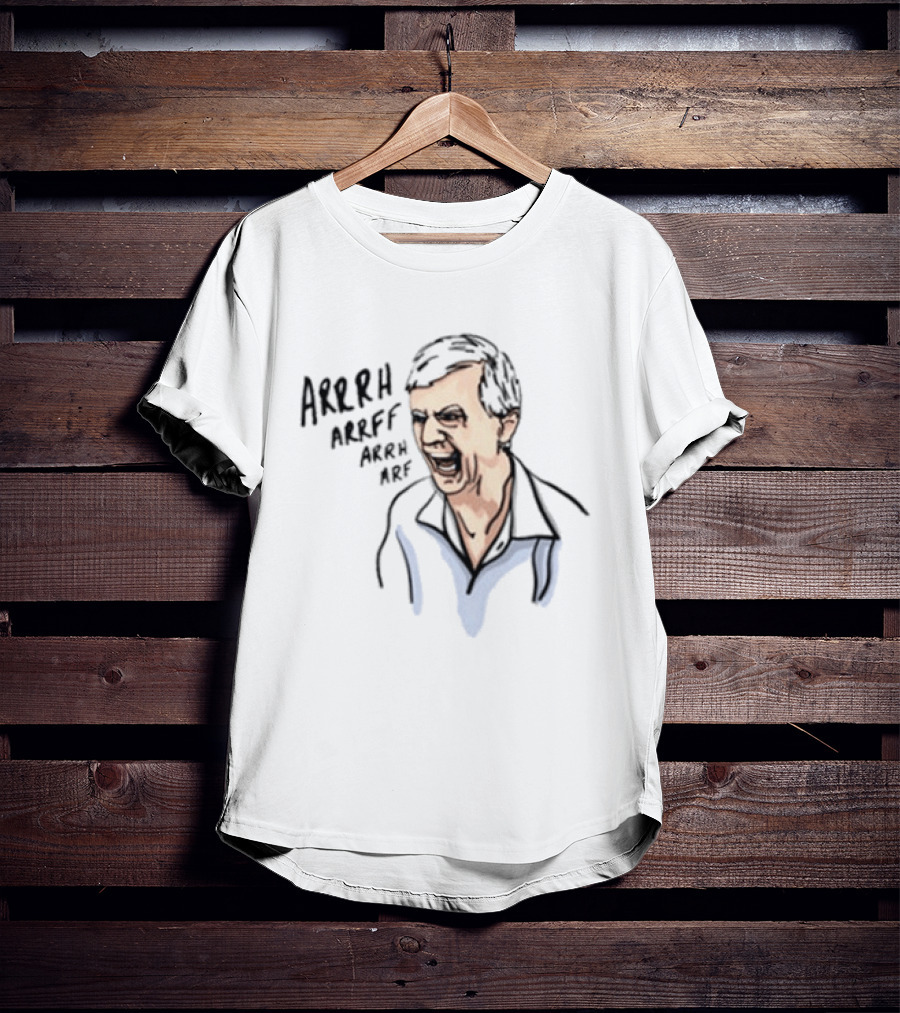 Barking Dog Man Arrrh Arrff Arrh Arf Yelling Character Meme T-Shirt