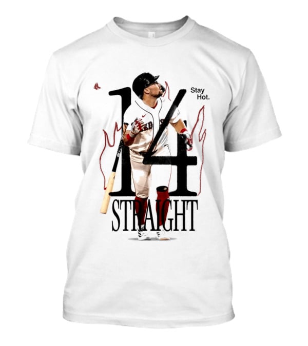 Boston Red Sox Stay Hot 14 Straight Baseball Triumph T-Shirt