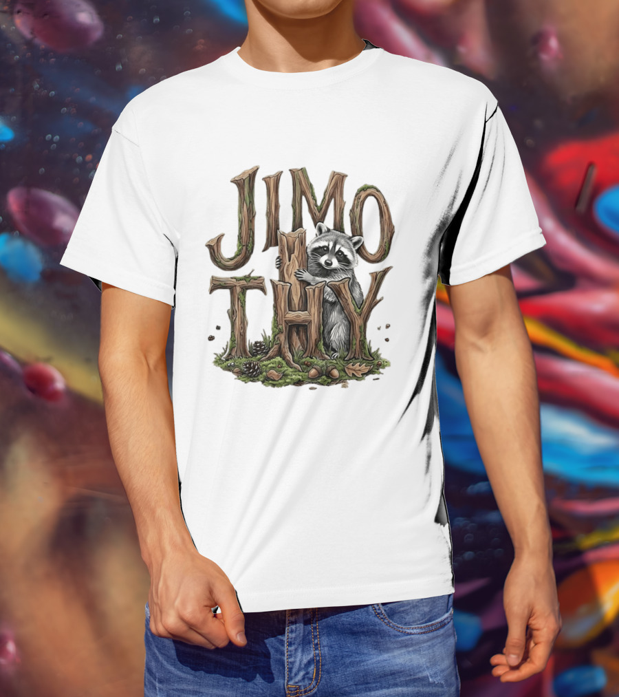 Jimothy The Raccoon Forest Adventure T-Shirt