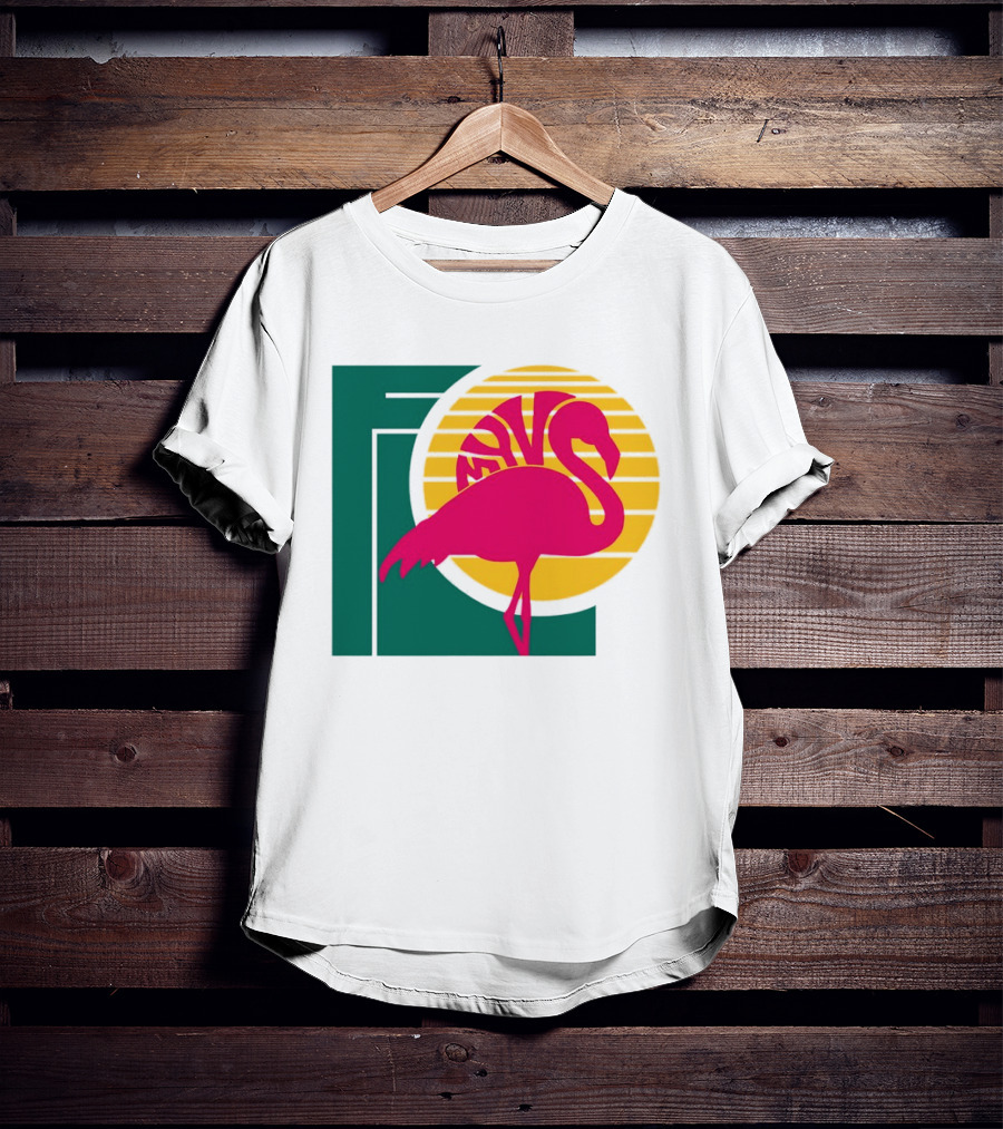 Move Flamingo Sunset Tropical FNS T-Shirt