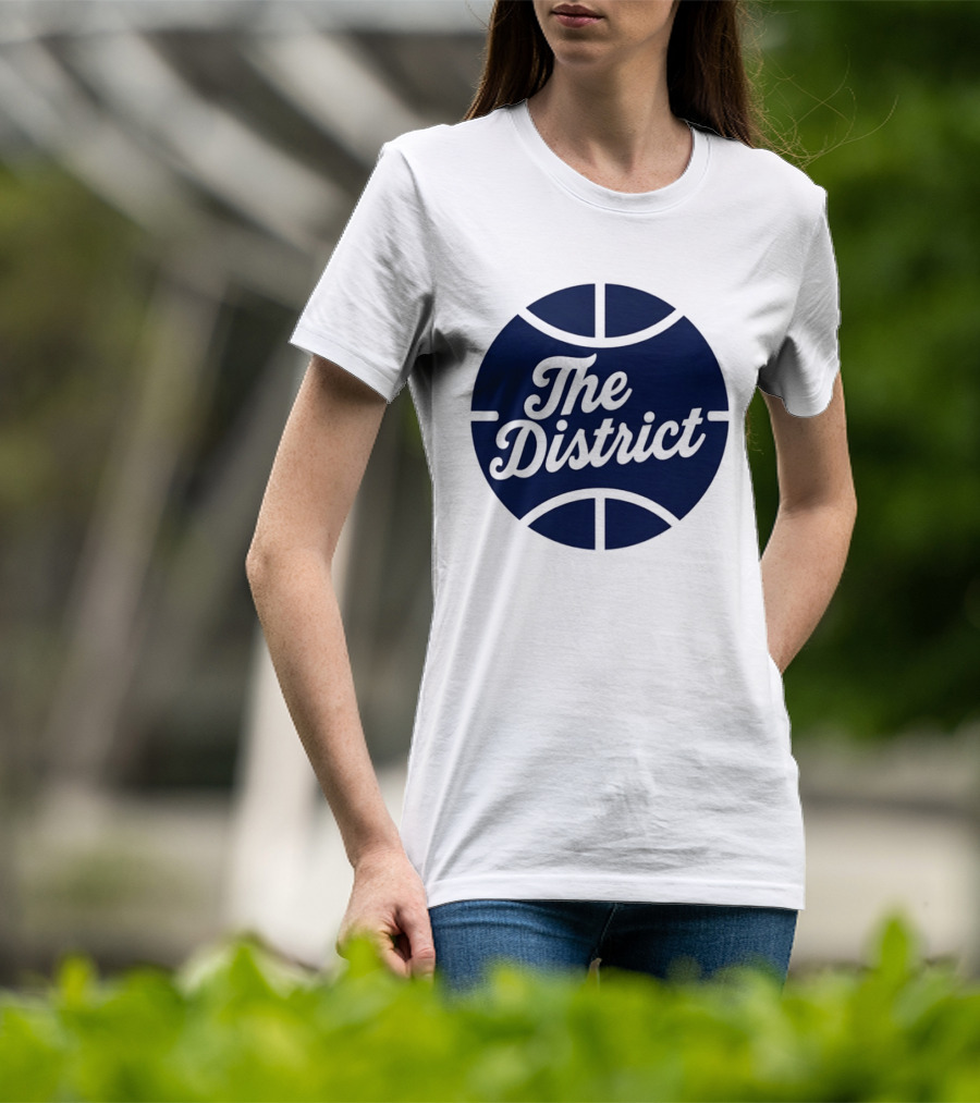 The District Basketball Branding Team Circle T-Shirt