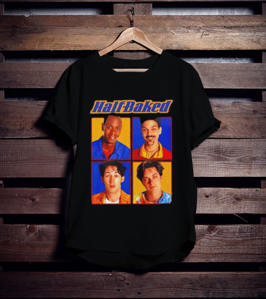 Half Baked Movie Characters Block T-Shirt