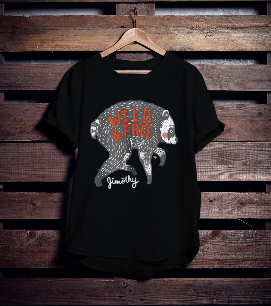 Jimothy Raccoon Wild & Free Festival 2026 T-Shirt