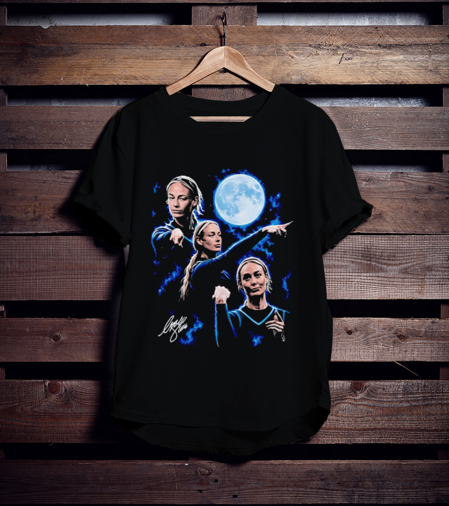 Sophie Cunningham Pointing Wolves Full Moon Iconic Gesture T-Shirt
