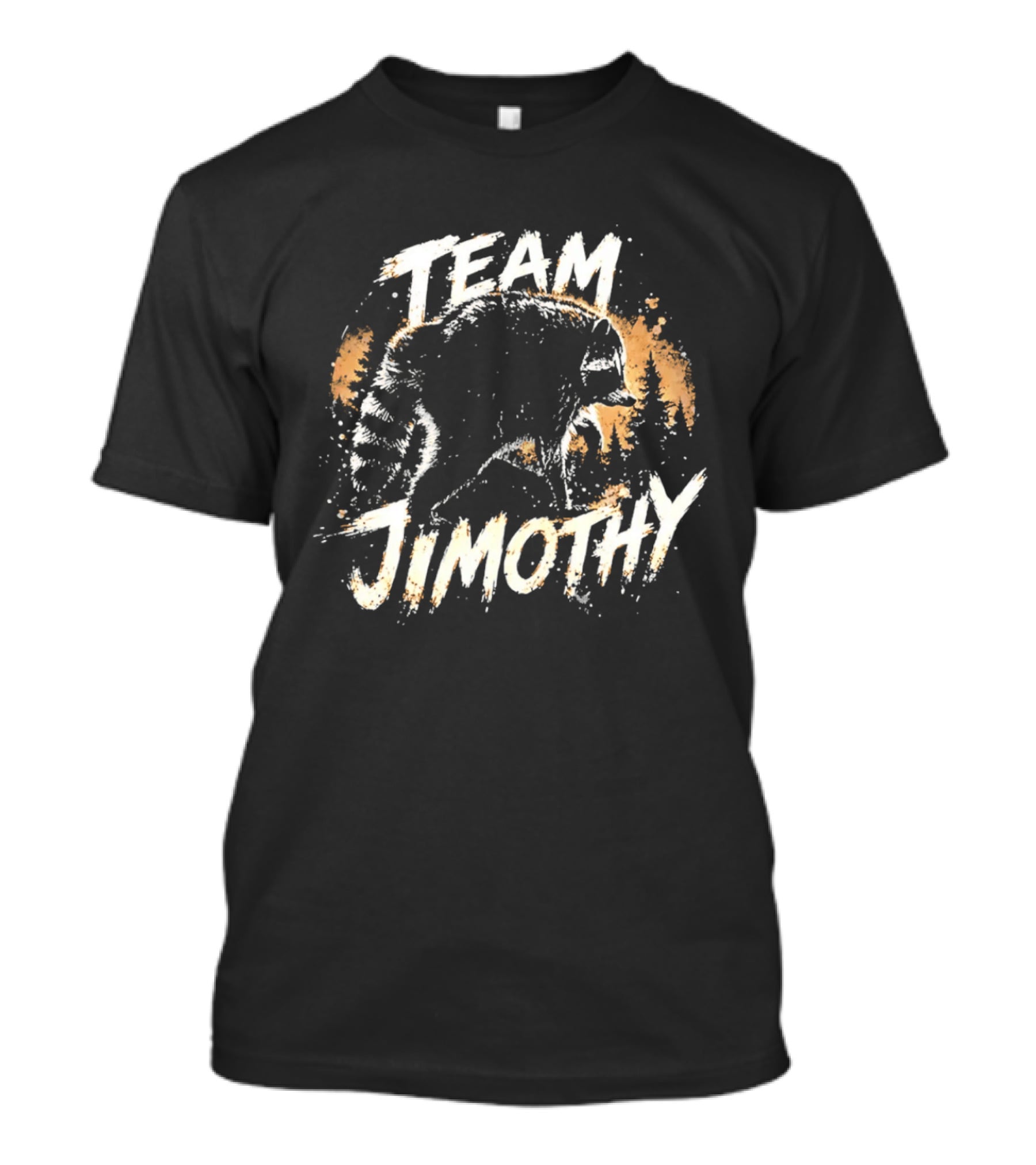 Team Jimothy Distressed Raccoon T-Shirt