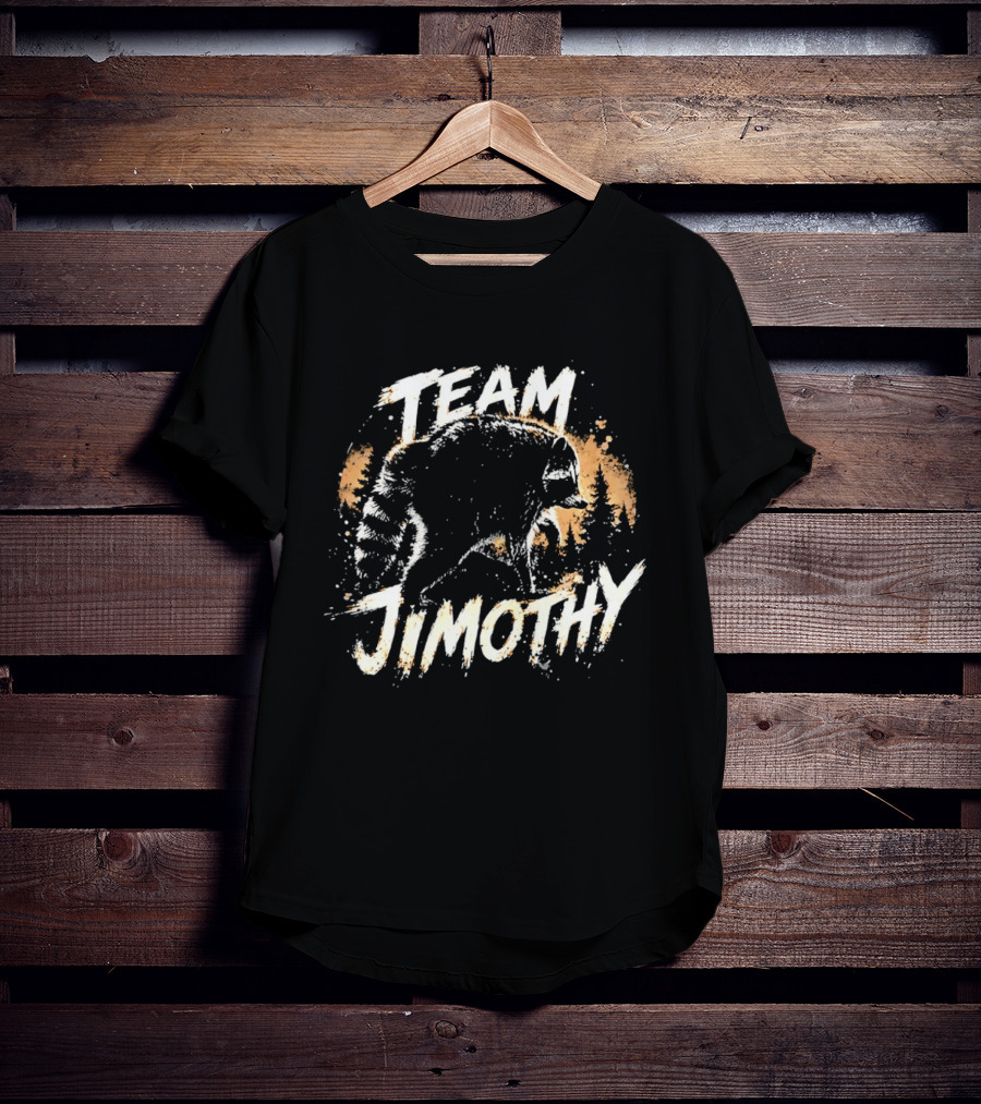 Team Jimothy Distressed Raccoon T-Shirt